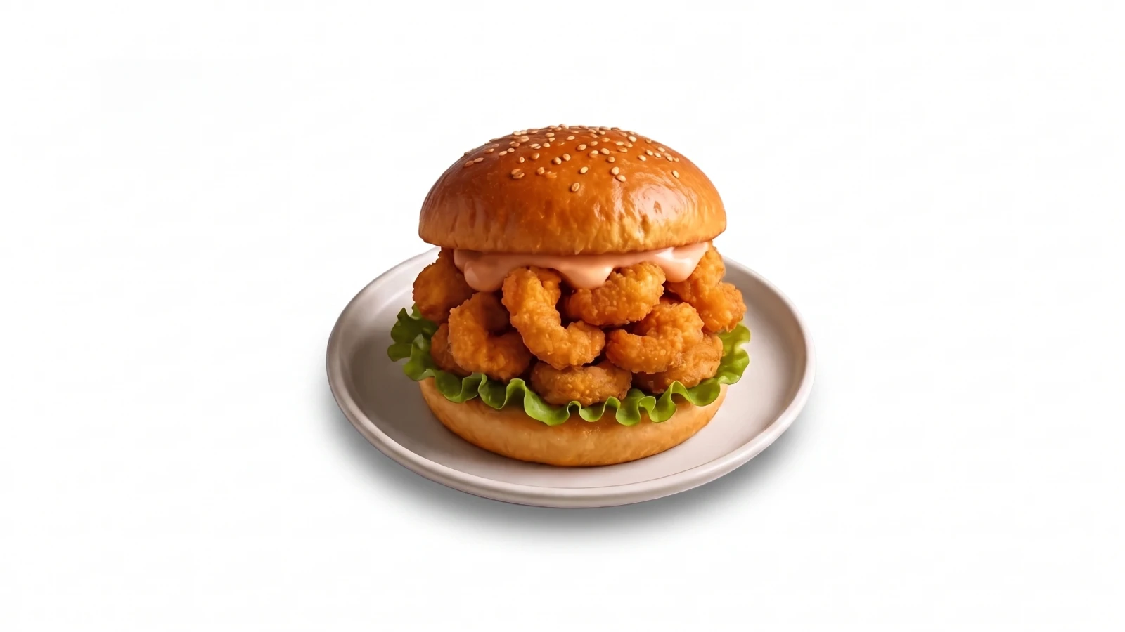 Burger γαρίδας